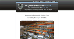 Desktop Screenshot of buyrockbitsonline.com